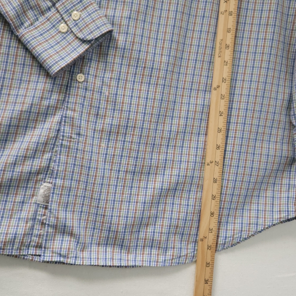 2 Peter Millar Dress Shirts XXL 100% Cotton Plaid Button Down Casual Lot Bundle - Picture 15 of 15